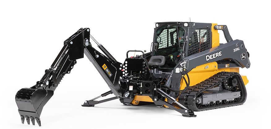331G Skid Steer with backhoe attachment