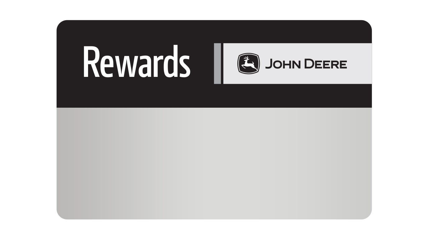 John Deere Rewards Membership card
